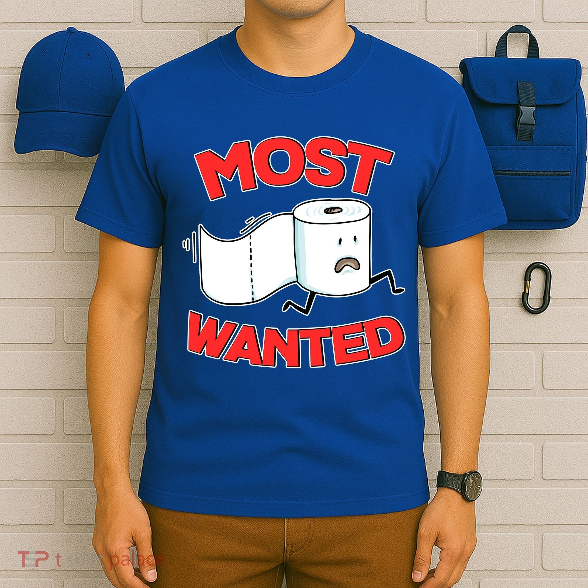 Most Wanted Toilet Paper T-Shirt