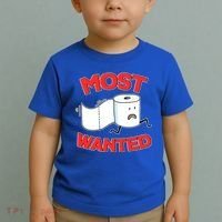 Most Wanted Toilet Paper Toddler T-Shirt thumb 2