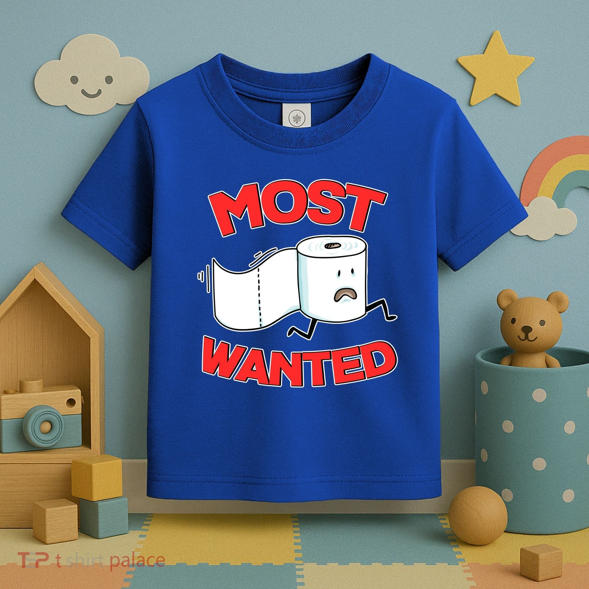 Most Wanted Toilet Paper Toddler T-Shirt