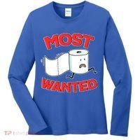 Most Wanted Toilet Paper Women's Long Sleeve Shirt thumb 0