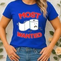 Most Wanted Toilet Paper Women's T-Shirt thumb 2