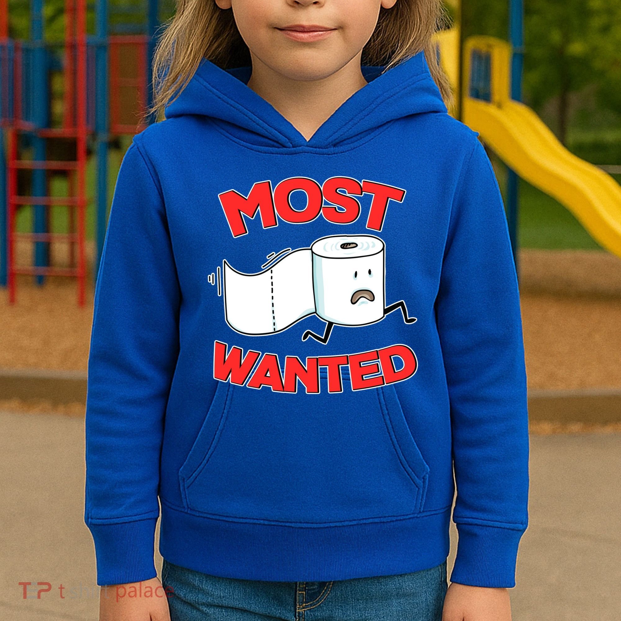 Most Wanted Toilet Paper Kids Hoodie