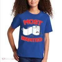 Most Wanted Toilet Paper Kids T-Shirt thumb 2