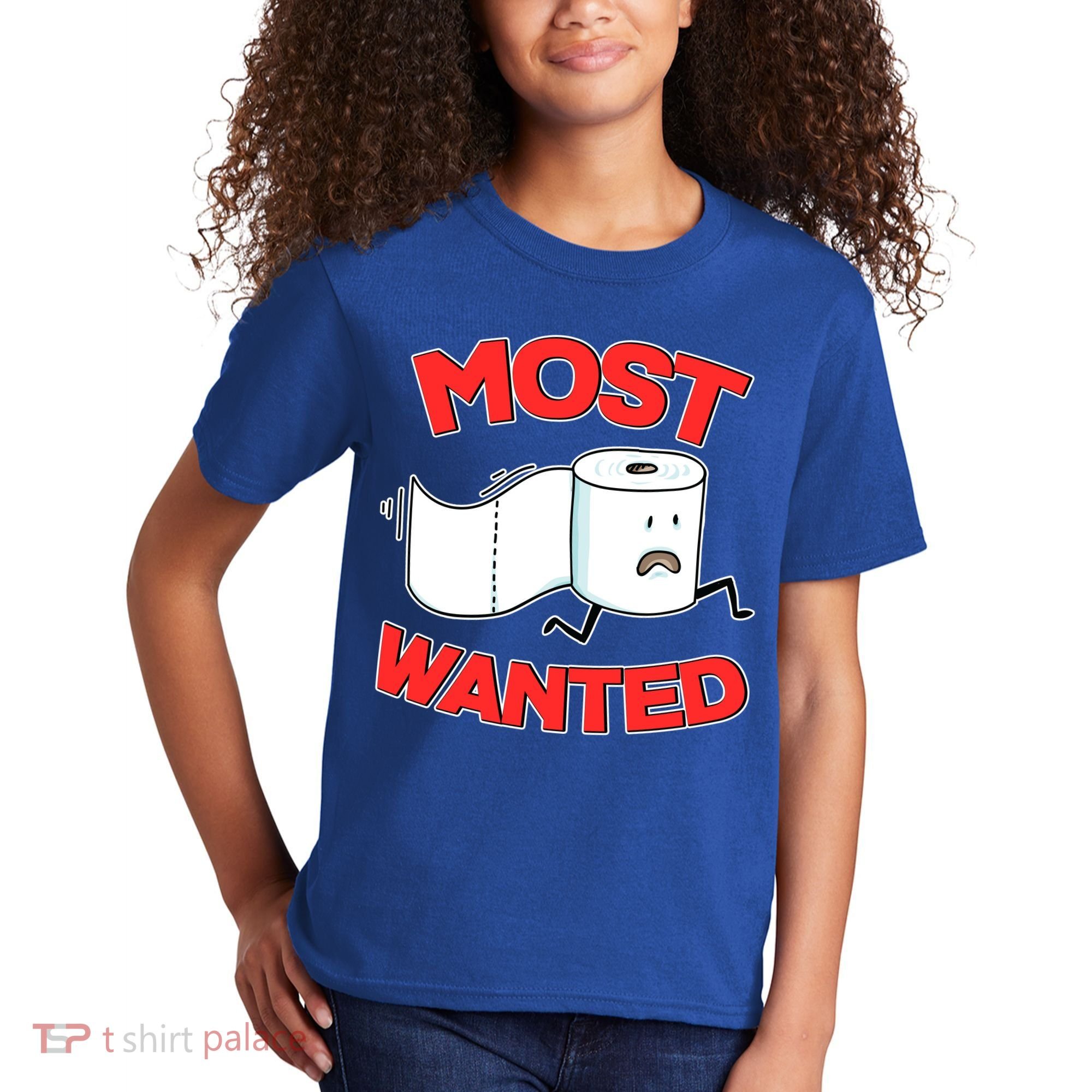 Most Wanted Toilet Paper Kids T-Shirt