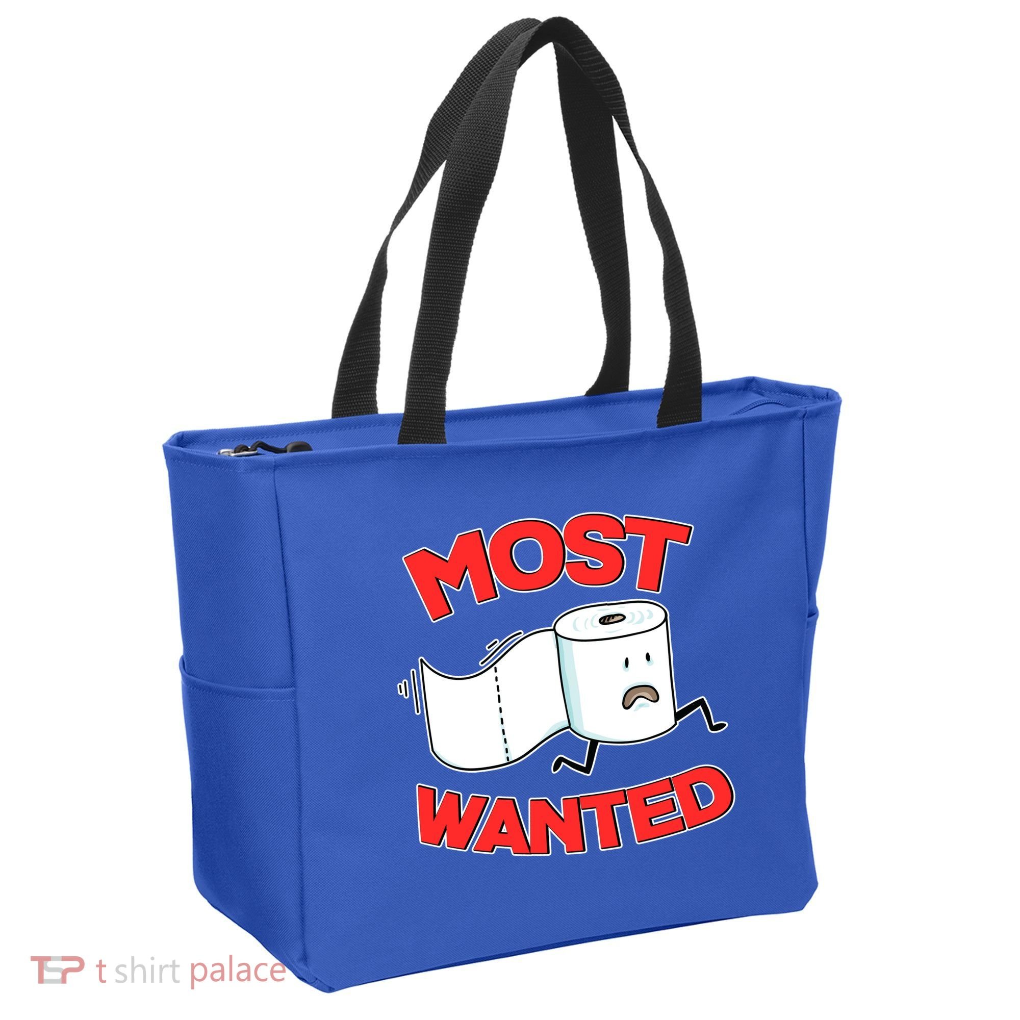 Most Wanted Toilet Paper Tote Bag