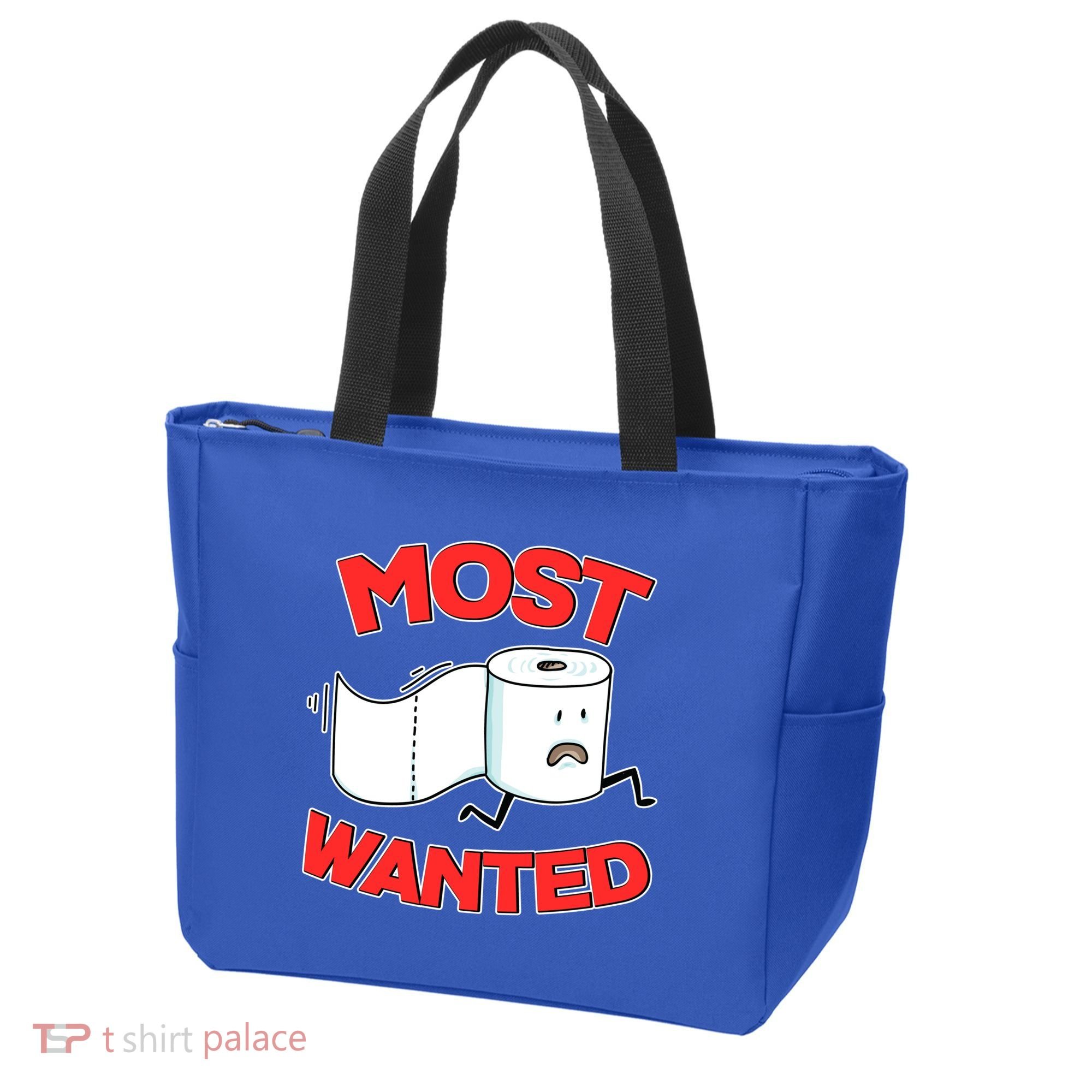 Most Wanted Toilet Paper Tote Bag
