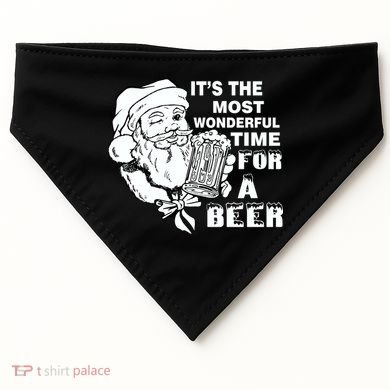 Most Wonderful Time For A Beer USA-Made Doggie Bandana