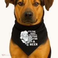 Most Wonderful Time For A Beer USA-Made Doggie Bandana thumb 1