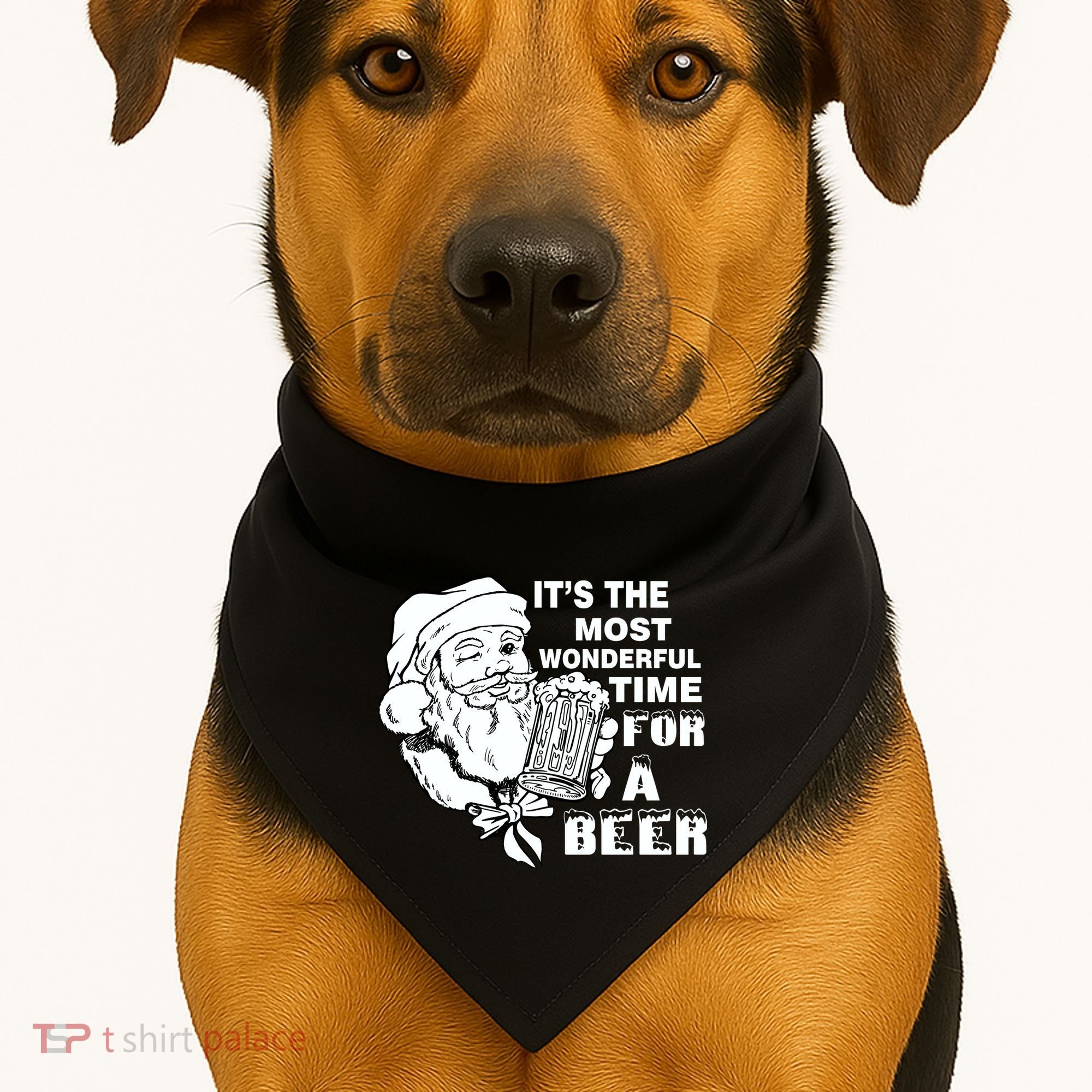 Most Wonderful Time For A Beer USA-Made Doggie Bandana