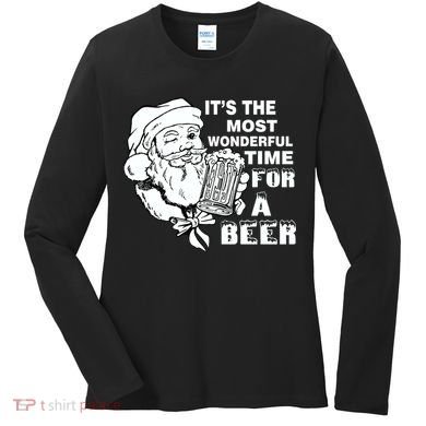 Most Wonderful Time For A Beer Women's Long Sleeve Shirt