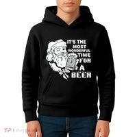 Most Wonderful Time For A Beer Kids Hoodie thumb 4