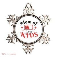 Mom Of Three Kids Battery Low Ornament thumb 0