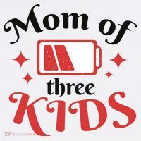 Mom Of Three Kids Battery Low Women's Tank Top thumb 5
