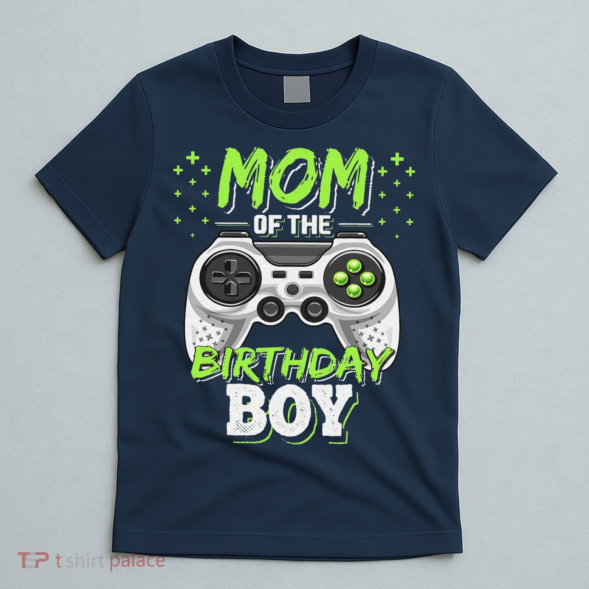 Mom Of The Birthday Boy Matching Video Gamer Party T-Shirt