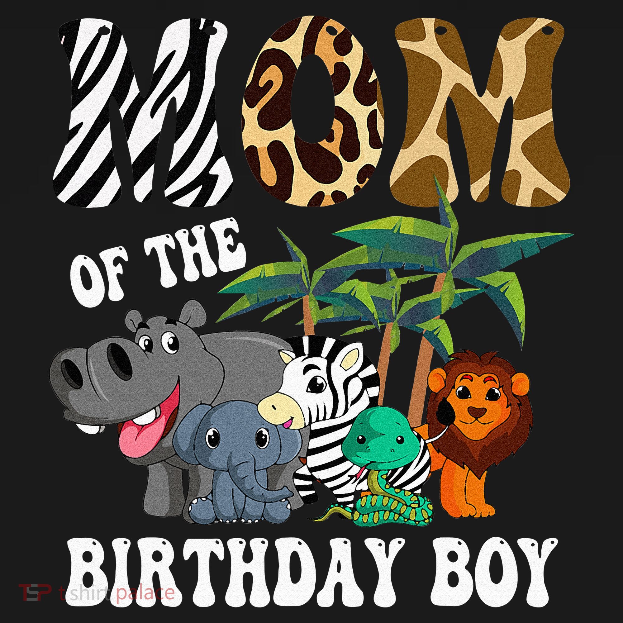 Mom Of The Birthday Boy Zoo Bday Safari Celebration Women's Hoodie