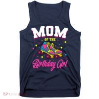 Mom Of The Birthday Girl Roller Skates Bday Skating Party Tank Top thumb 0
