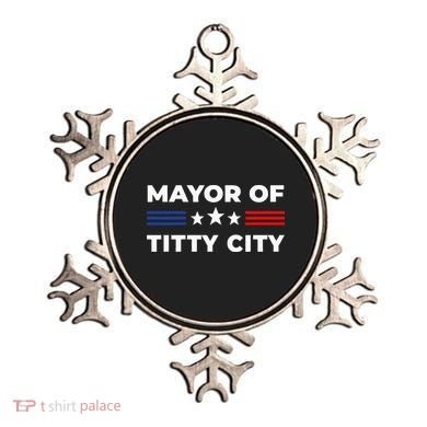 Mayor Of Titty City Ornament