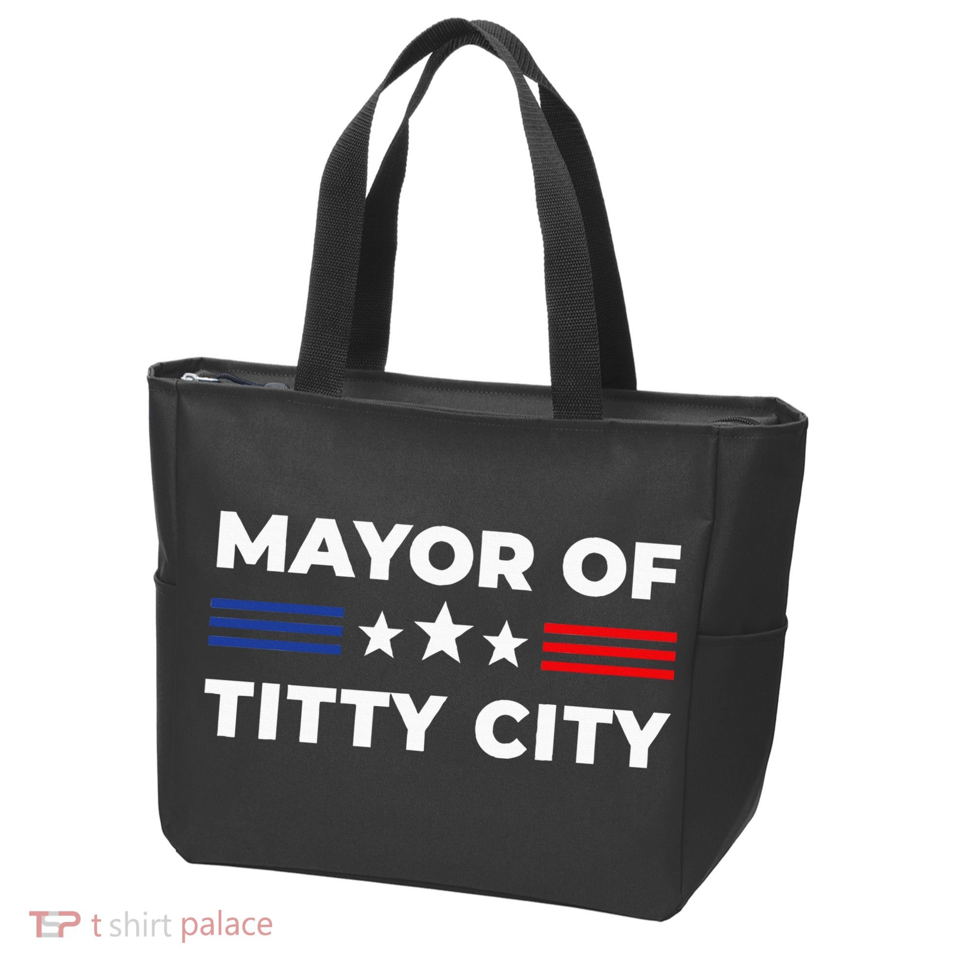 Mayor Of Titty City Tote Bag