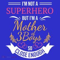 Mother Of Three Boys Cool Gift For Mom With 3 Sons Women's Tank Top thumb 5