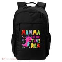 Momma Of The Three Rex 3rd Birthday Boy Dinosaur Trex Backpack thumb 0