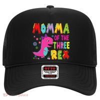 Momma Of The Three Rex 3rd Birthday Boy Dinosaur Trex Hat thumb 0