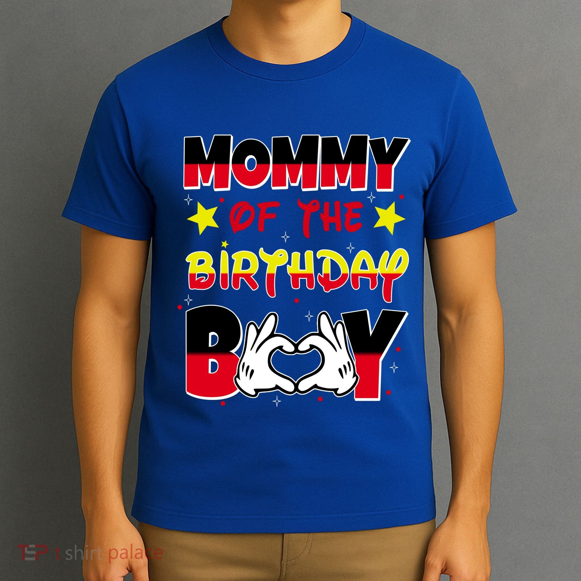 Mommy Of The Birthday Boy Cute Mom Gift T-Shirt