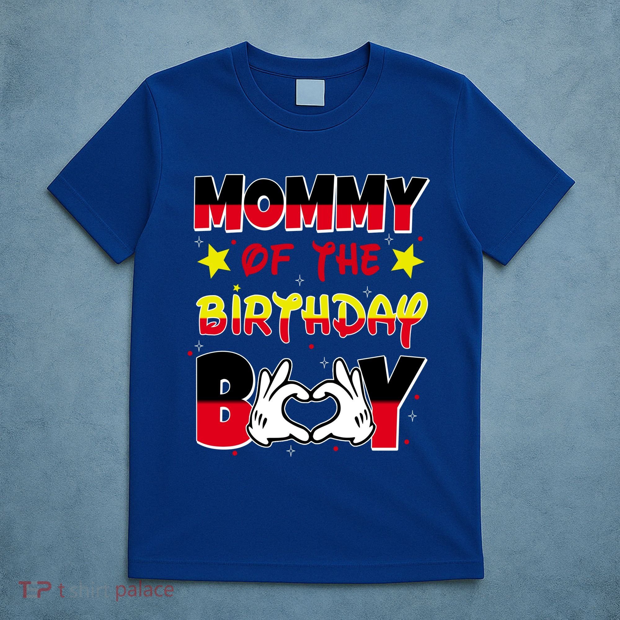 Mommy Of The Birthday Boy Cute Mom Gift T-Shirt