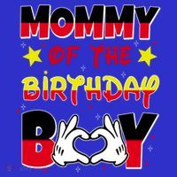 Mommy Of The Birthday Boy Cute Mom Gift T-Shirt thumb 7