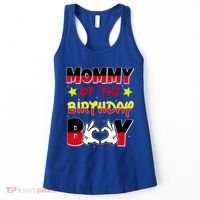 Mommy Of The Birthday Boy Cute Mom Gift Women's Tank Top thumb 0