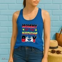 Mommy Of The Birthday Boy Cute Mom Gift Women's Tank Top thumb 2