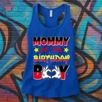 Mommy Of The Birthday Boy Cute Mom Gift Women's Tank Top thumb 3