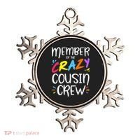 Member Of The Crazy Cousin Crew Gift Ornament thumb 0