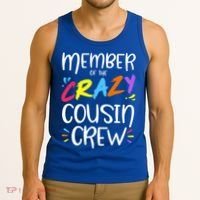 Member Of The Crazy Cousin Crew Gift Tank Top thumb 3
