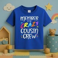 Member Of The Crazy Cousin Crew Gift Toddler T-Shirt thumb 3