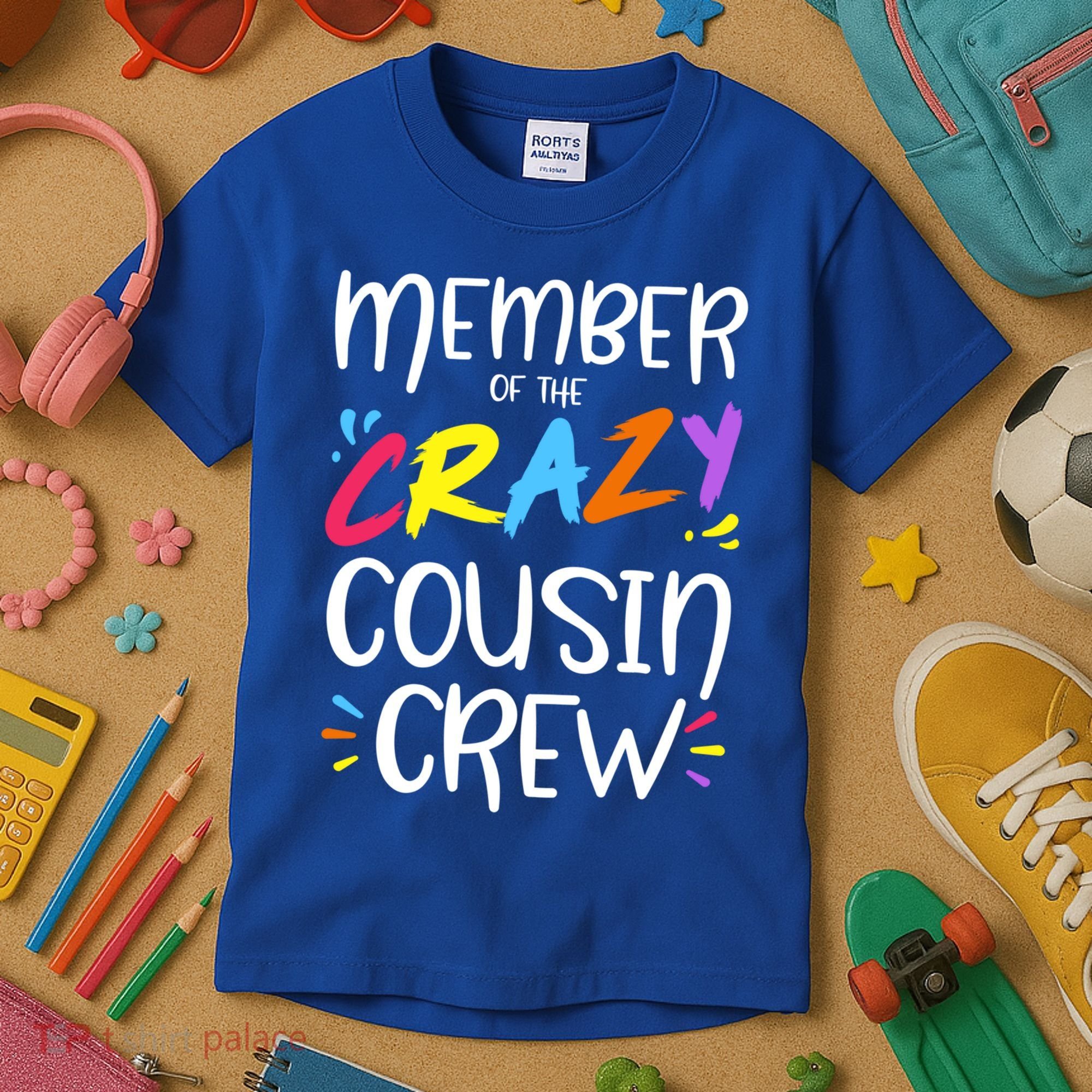 Member Of The Crazy Cousin Crew Gift Kids T-Shirt
