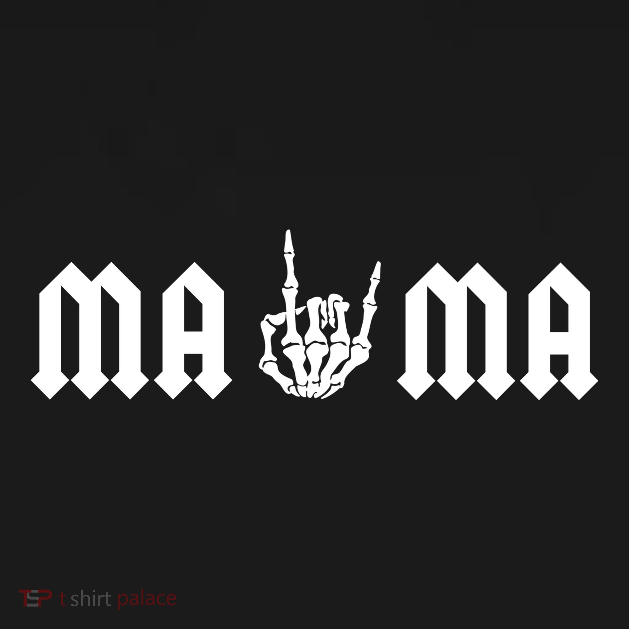 Mama Of The Bad Two The Bone Birthday 2 Years Old Birthday Women's T-Shirt