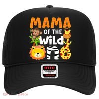 Mama of the Wild One Zoo Theme Bday Safari Jungle Animals Hat thumb 0