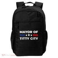 Mayor Of Titty City Funny Gift Backpack thumb 0