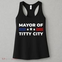 Mayor Of Titty City Funny Gift Women's Tank Top thumb 3