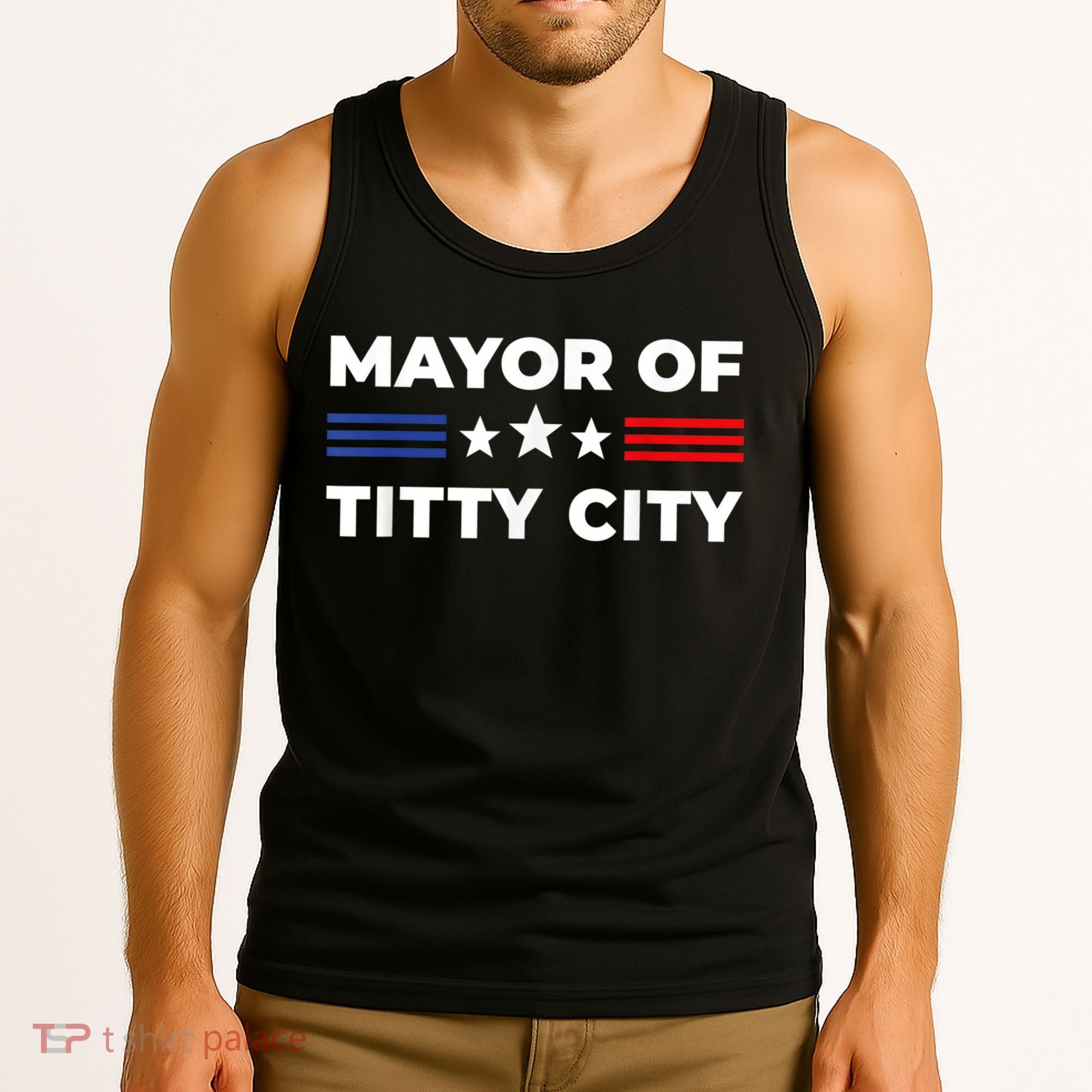 Mayor Of Titty City Funny Gift Tank Top