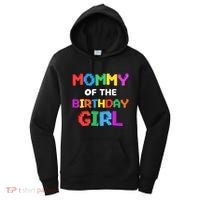 Mommy Of The Birthday Girl Master Builder Bricks Blocks Women's Hoodie thumb 0
