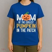 Mom Of The Coolest Pumpkin In The Patch Matching Halloween Cool Gift T-Shirt thumb 4