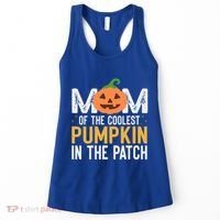 Mom Of The Coolest Pumpkin In The Patch Matching Halloween Cool Gift Women's Tank Top thumb 0