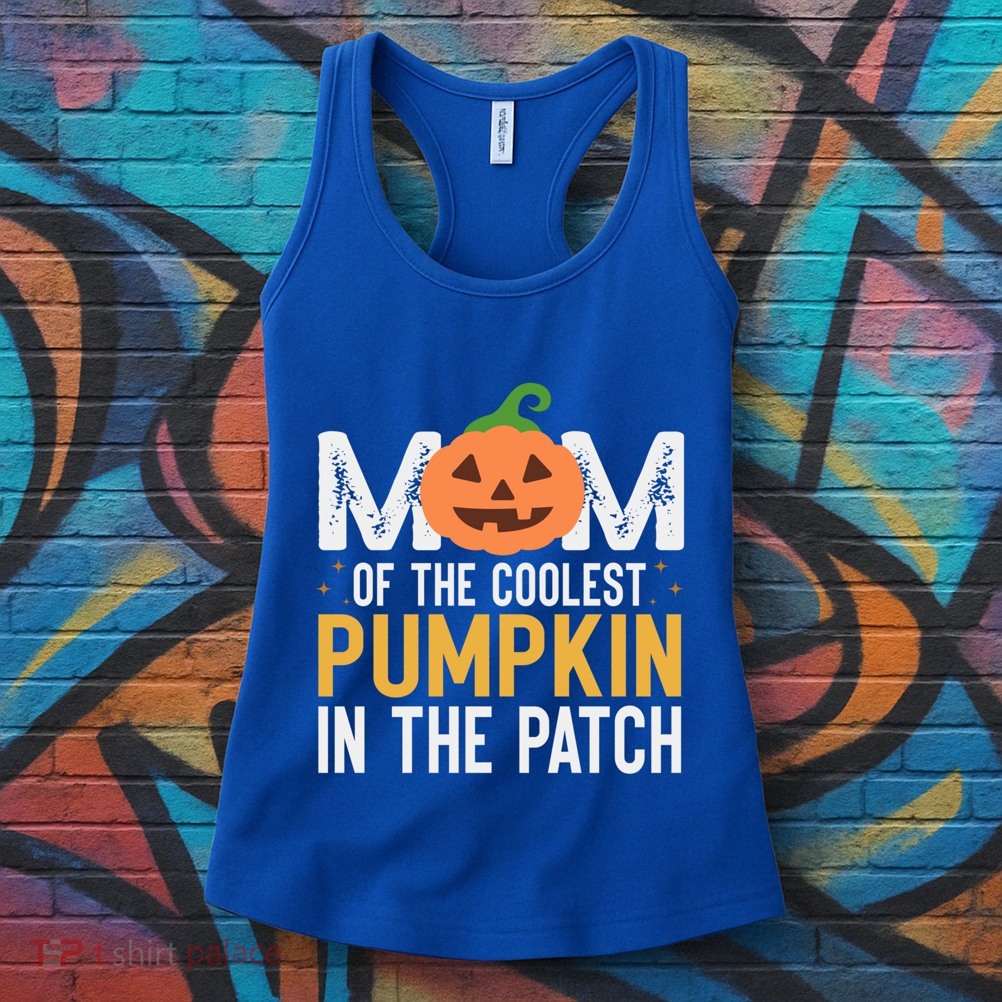 Mom Of The Coolest Pumpkin In The Patch Matching Halloween Cool Gift Women's Tank Top