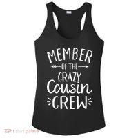 Member of the crazy cousin crew Ladies PosiCharge Competitor Racerback Tank thumb 0