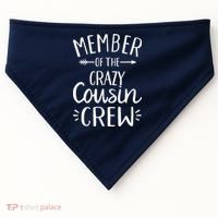 Member of the crazy cousin crew USA-Made Doggie Bandana thumb 0