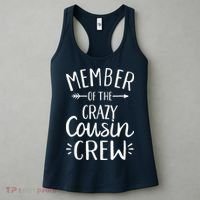 Member of the crazy cousin crew Women's Tank Top thumb 3
