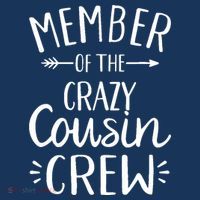 Member of the crazy cousin crew Baby Bodysuit thumb 2