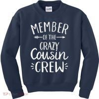 Member of the crazy cousin crew Kids Sweatshirt thumb 0
