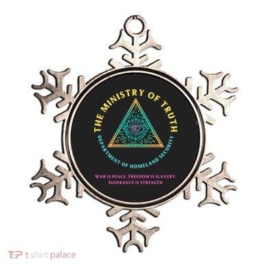 Ministry Of Truth Free Speech Anti Woke MAGA Republican Ornament
